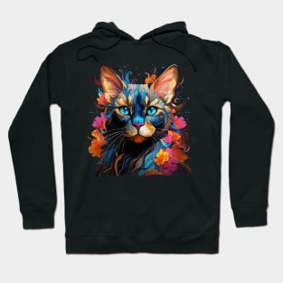 Siamese Cat Rainbow Hoodie